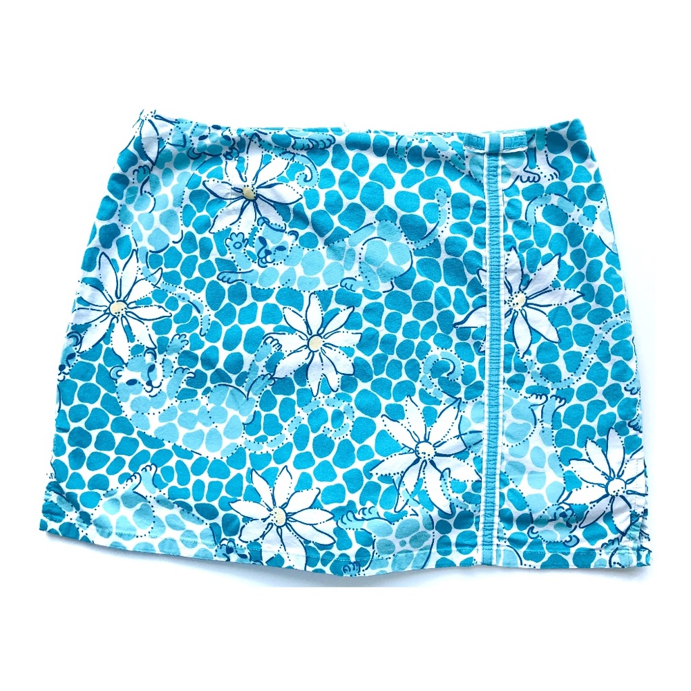 Lilly Pulitzer Leopard Lounge Skirt Skort Sz 6